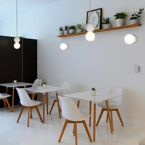 Sivé nástenné svietidlo SULION Creta, výška 10 cm