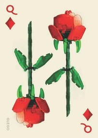 Chronicle Books LEGO® Set botanických hracích kariet