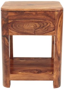 furniture-nabytek.cz - Nočný stolík drevený z masívu palisander 45x60x40