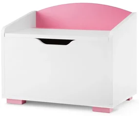 Veľký detský úložný box - ružový