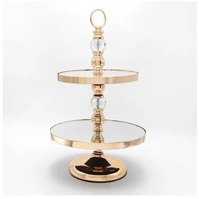 Dekoračný podnos 50x30 cm zlatá