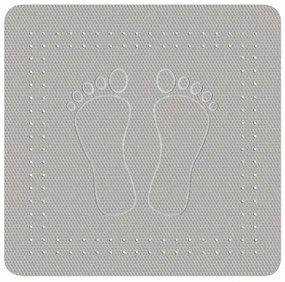 Protiskluzová podložka do vany Kleine Wolke Foot šedá 36x72 cm 4388189005
