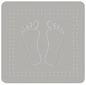 Protiskluzová podložka do vany Kleine Wolke Foot šedá 36x72 cm 4388189005