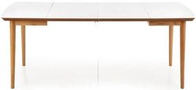 Rozkladací jedálenský stôl NARPES v dekore dub lefkas 90(190)x80x75 cm