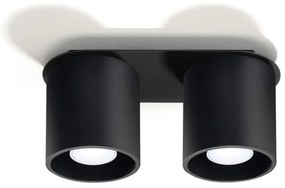 Stropné svietidlo Orbis, 2x čierne kovové tienidlo