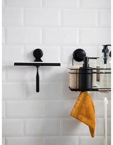 Čierna samodržiaca nástenná stierka na sklo s držiakom Compactor Bestlock Black Double Hook Squeegee