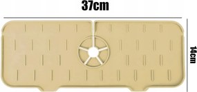 Tutumi Tutumi, silikónová kuchynská podložka 37x14 cm, 322097, šedá, HOM-06665