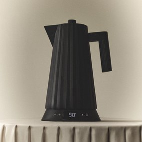 Rýchlovarná kanvica s reguláciou teploty Plissé 1,7 l čierna