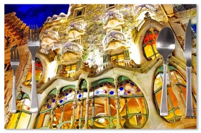 Sablio Prestieranie Barcelona Gaudi Casa Batllo 1: 40x30cm