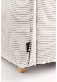 Béžová menčestrová rozkladacia rohová pohovka (pravý roh/do tvaru "U") Tori – Bonami Selection