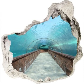 Samolepiaca diera na stenu Akvária tunel nd-p-82197217