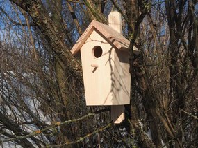 ČistéDrevo Drevená vtáčia búdka borovica