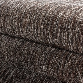 Ayyildiz, Kusový koberec Nizza 1800 brown, 80x150, hnedá, chodba / predsieň