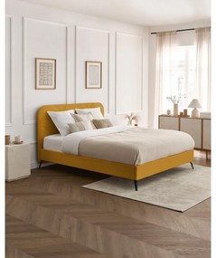 Čalúnená dvojlôžková posteľ s roštom 160x200 cm Prune – Bobochic Paris