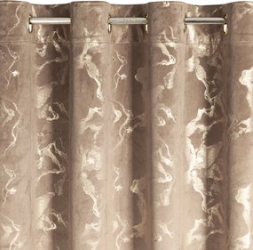 ZATEMŇOVACÍ ZÁVES NA KRÚŽKOCH RAJA 140X250 CM VZOROVANÁ