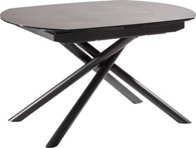 XXXLutz JEDÁLENSKÝ STÔL, antracitová, čierna, 130-190/100/77 cm Novel - Stoly - 000069001301