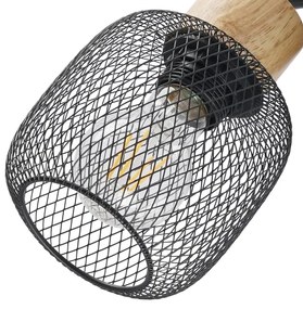 Brilagi - Nástenné bodové svietidlo BASKLITE 1xE27/15W/230V kaučukovník/čierna