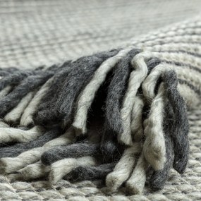 Dywany Łuszczów, Kusový koberec Tahar 99003F cream/grey, 90x150, béžová, obývacia izba