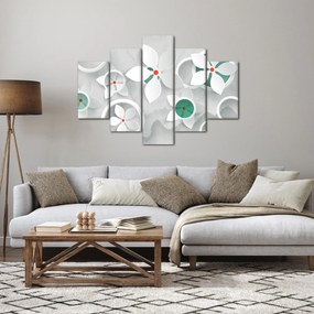Obraz kvetinové abstrakcie (150x105 cm)