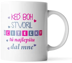 Sablio Hrnek Když Bůh stvořil učitelky - 890 ml - XXL