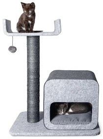 Karlie Škrabadlo pre mačky, sivé (60 x 40 x 77 cm, Flavie)  (100335725)
