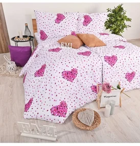 Obliečky Romance fialové EMI