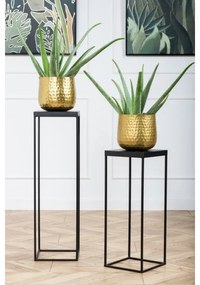 Stojan na kvety BASICLOFT 80x24 čierna