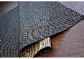 Kusový koberec Flat čierny 120x170cm