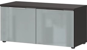 Sivá skrinka na topánky s lavicou Genova - Germania