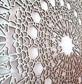 SENTOP | Luxusná drevená mandala na stenu | dekorácia pre moderný interiér | SENTOP PR0342