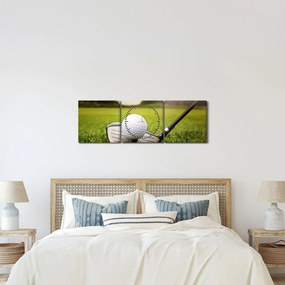 Obraz - Golf (s hodinami) (90x30 cm)