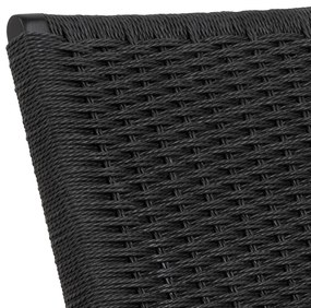 Křeslo Carson z masivu černé