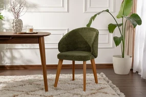 Súprava jedálenských stoličiek Bentley Green and Dark Oak, 2 ks