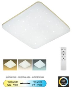 LED Stmievateľné stropné svietidlo MANA LED/36W/230V 2700-6500K + diaľkové ovládanie