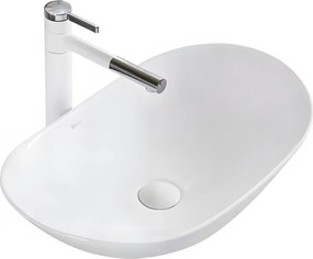 Rea Royal, umývadlo na dosku 62x36 cm, biela, REA-U0441