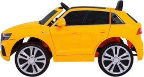 Ramiz Elektrické autíčko Audi Q8 Lift detské SUV žlté + diaľkové ovládanie