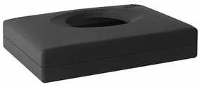 MARPLAST A58401NE Colored zásobník hygienických vreciek, 13,5 x 9,5 x 3,2 cm, ABS/čierna mat