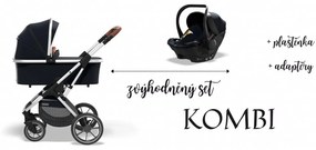 Moon kombinovaný kočík Rocca Basic set KOMBI Navy
