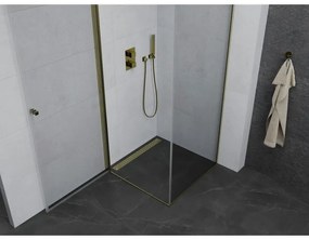 Mexen Pretoria sprchový kút 80x80 cm, zlatý profil, 6mm číre sklo, 852-080-080-50-00