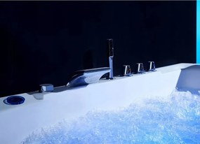 BPS-koupelny Hydromasážna vírivá vaňa Gomera 983C 162x75 s ohrevom vody