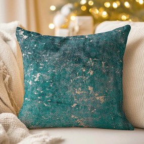 Biante Zamatová obliečka na vankúš Isabela IBL-007 Gold Design petrolejová 40 x 60 cm