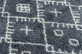 Dywany Łuszczów Kusový koberec Berber Tanger B5940 grey and white - 180x270 cm