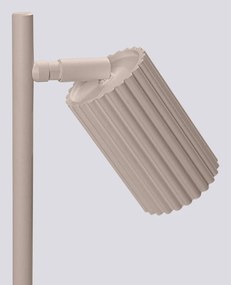 Taupe kovová stolová lampa (výška 43 cm) Gleam – Sollux