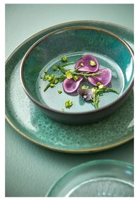 Zelená/čierna kameninová miska Gastro Green/Black – Bitz