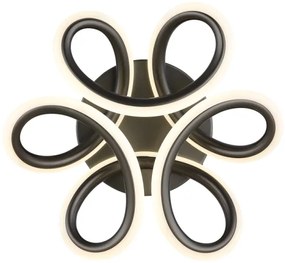 Globo 67386-24A - LED stropné svietidlo MELISAND LED/24W/230V pr. 26 cm čierne