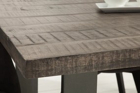 Jedálenský stôl Thunder 160 cm sivé mango