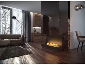 InFire - Vstavaný BIO krb 100x45 cm 3kW čierna