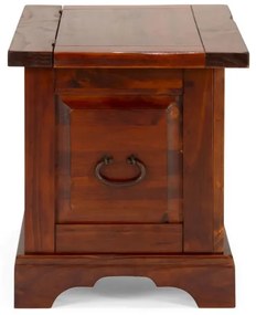 furniture-nabytek.cz - Masívna truhlica Catana z borovicového dreva, lakovaná, hnedá