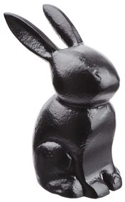 Butlers EASTER Dekoračný zajačik sediaci 12 cm - čierna