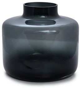 Sklenená váza SALT&PEPPER s dymovým efektom 20x18 cm